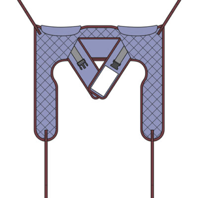 Dress (Toileting) with Padded Roll